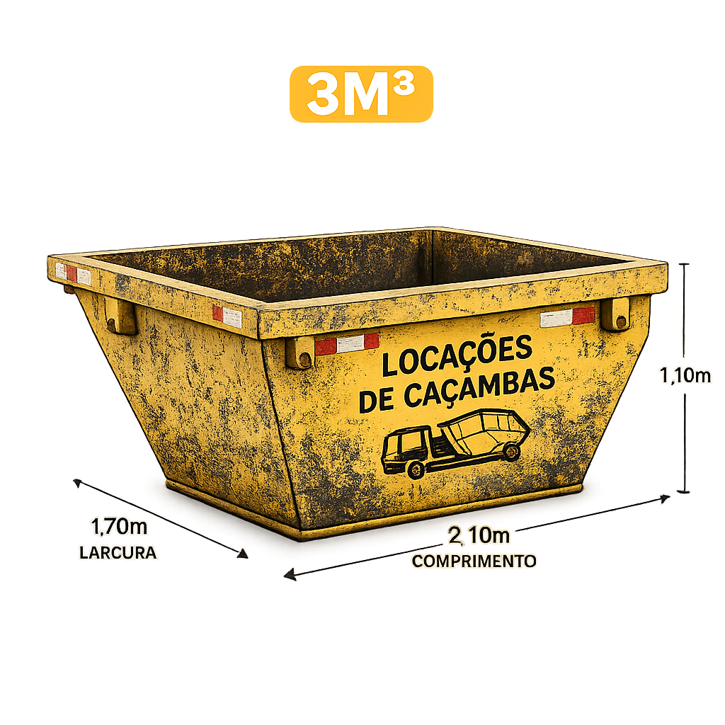 Caçamba 3m³